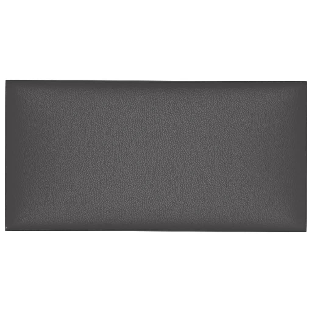 Wandpanelen 2,16 M² Kunstleer Grijs 60 x 30 cm Rechthoekig