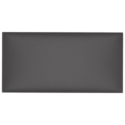 Wandpanelen 2,16 M² Kunstleer Grijs 60 x 30 cm Rechthoekig