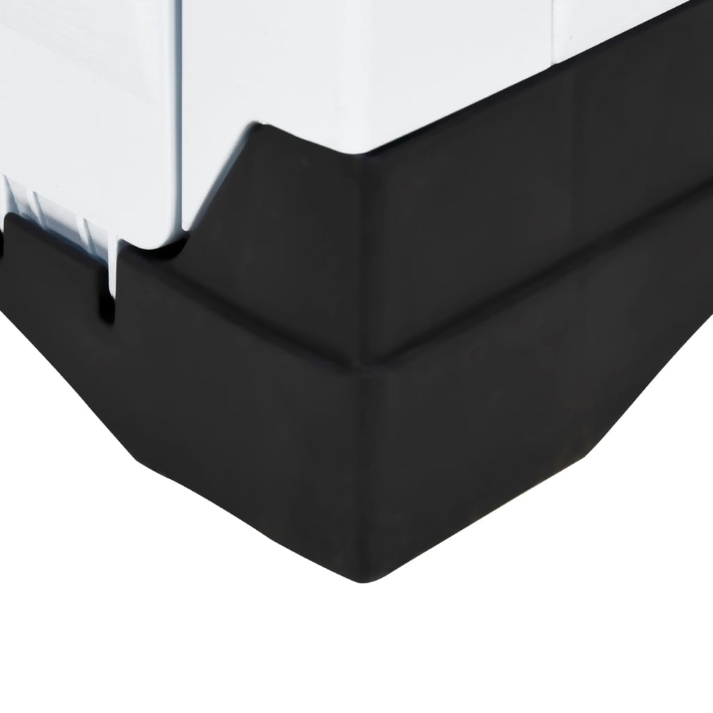 Hondenhok 90,5X68X66 Cm Polypropeen Grijs