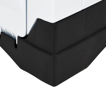Hondenhok 90,5X68X66 Cm Polypropeen Grijs
