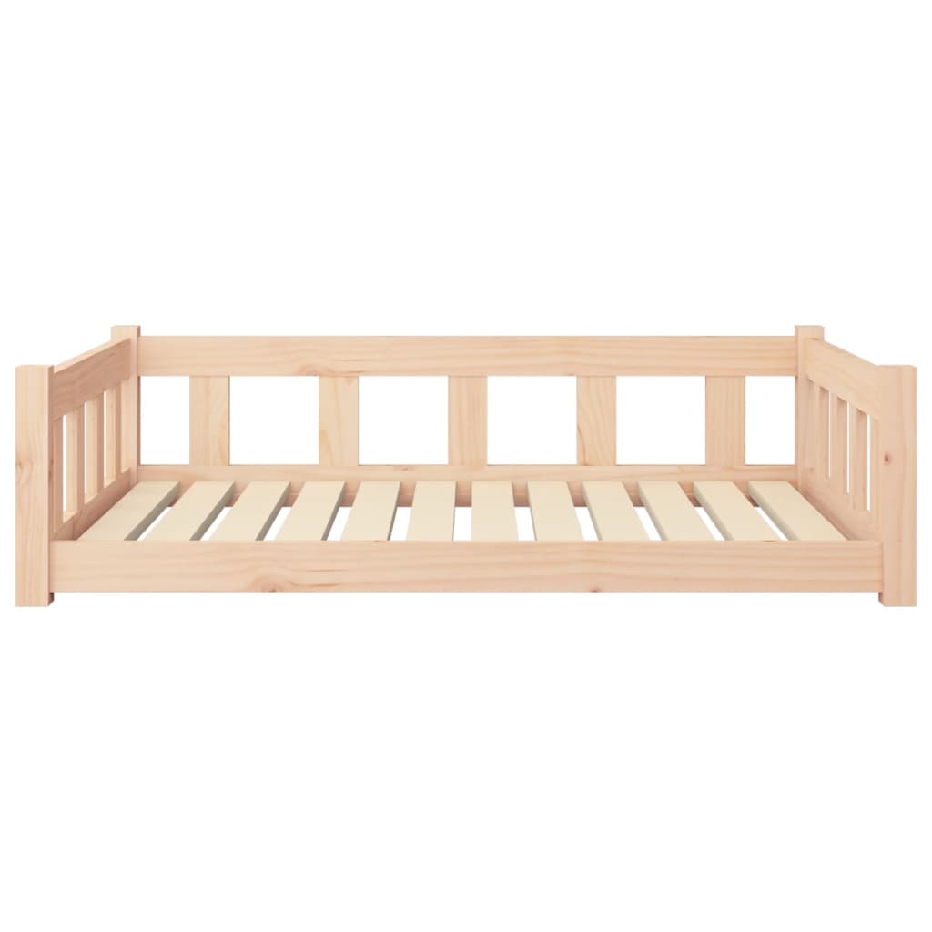 Hondenmand 105,5X75,5X28 Cm Massief Grenenhout 105.5 x 75.5 x 28 cm Naturel