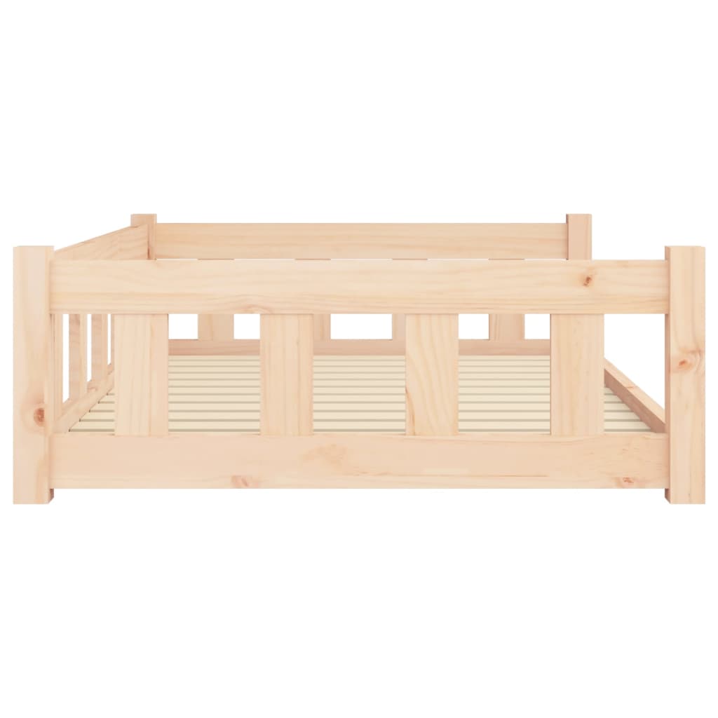 Hondenmand 105,5X75,5X28 Cm Massief Grenenhout 105.5 x 75.5 x 28 cm Naturel