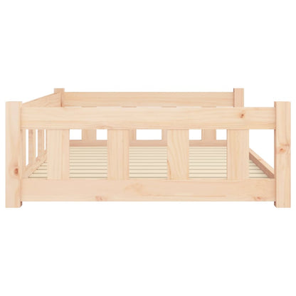 Hondenmand 105,5X75,5X28 Cm Massief Grenenhout 105.5 x 75.5 x 28 cm Naturel