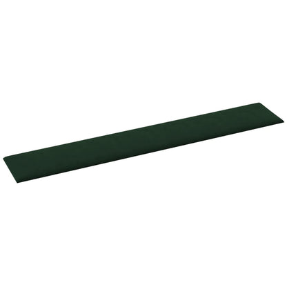 Wandpanelen 1,62 M² Fluweel Donkergroen 90 x 15 cm Rechthoekig