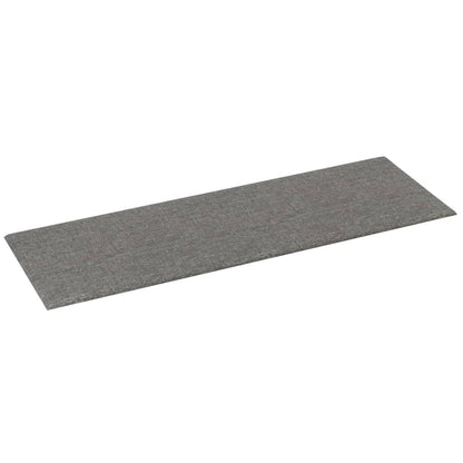 Wandpanelen 3,24 M² Stof Lichtgrijs 90 x 30 cm Rechthoekig