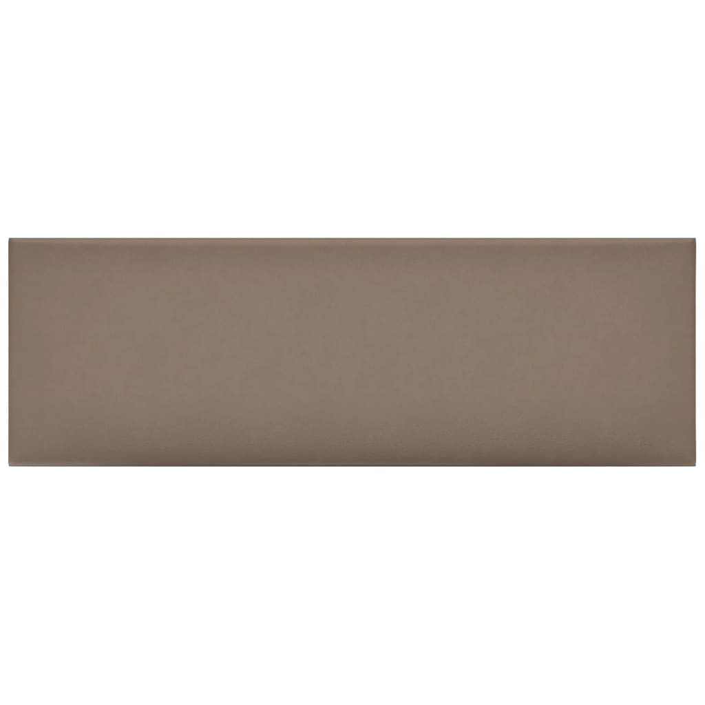 Wandpanelen 3,24 M² Kunstleer Kleurig Cappuccino 90 x 30 cm Rechthoekig