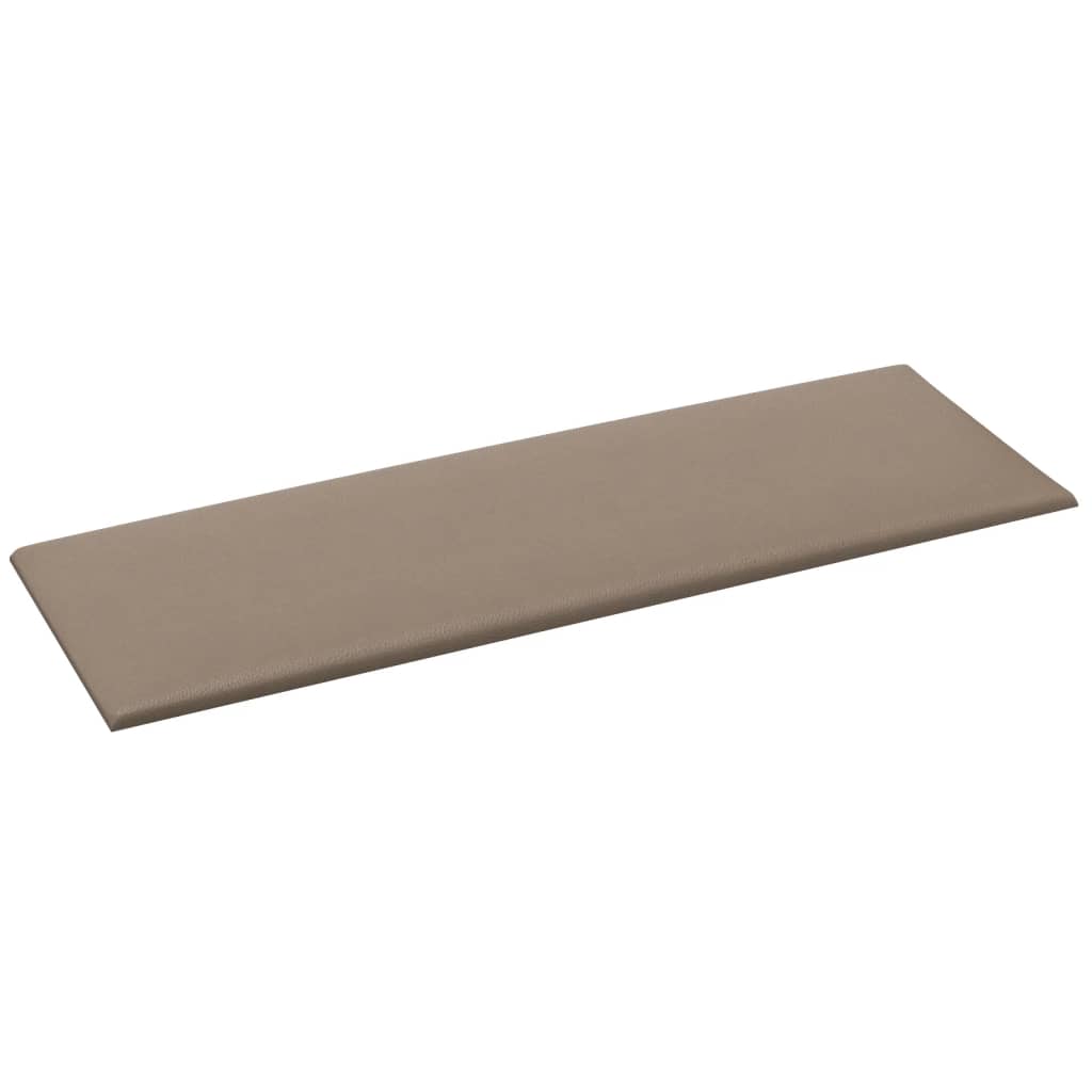 Wandpanelen 3,24 M² Kunstleer Kleurig Cappuccino 90 x 30 cm Rechthoekig