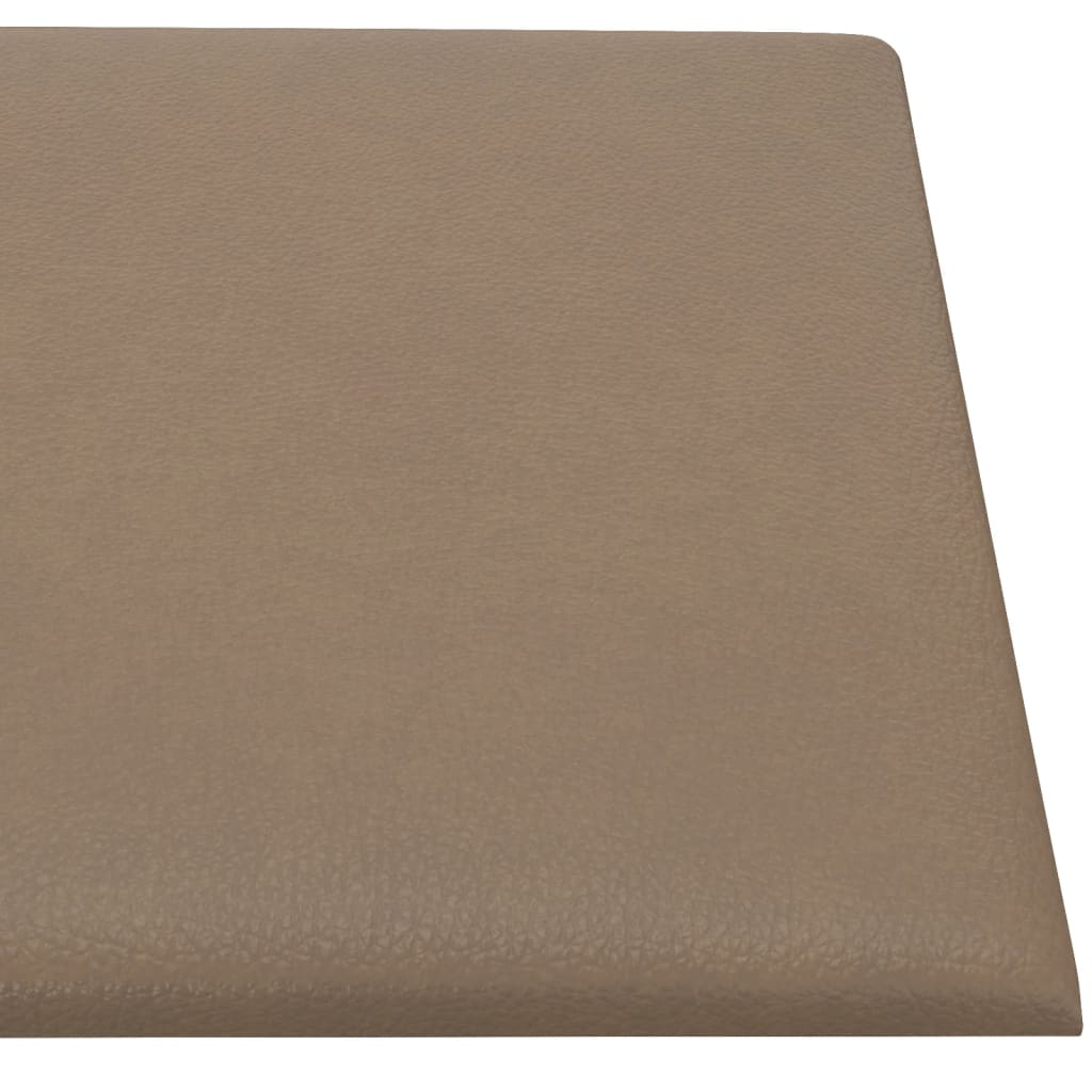 Wandpanelen 3,24 M² Kunstleer Kleurig Cappuccino 90 x 30 cm Rechthoekig