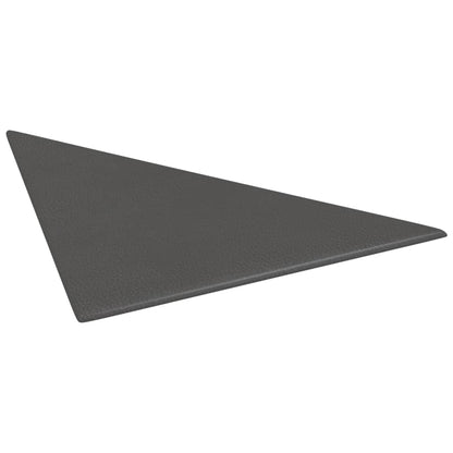 Wandpanelen 0,54 M² Kunstleer Grijs 30 x 30 cm Driehoekig