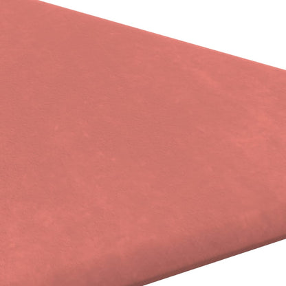 Wandpanelen 0,54 M² Fluweel Roze 30 x 30 cm Driehoekig