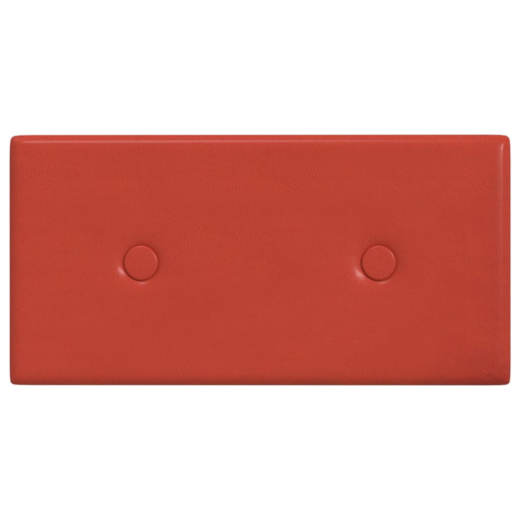 Wandpanelen 0,54 M² Kunstleer 30 x 15 cm Rood