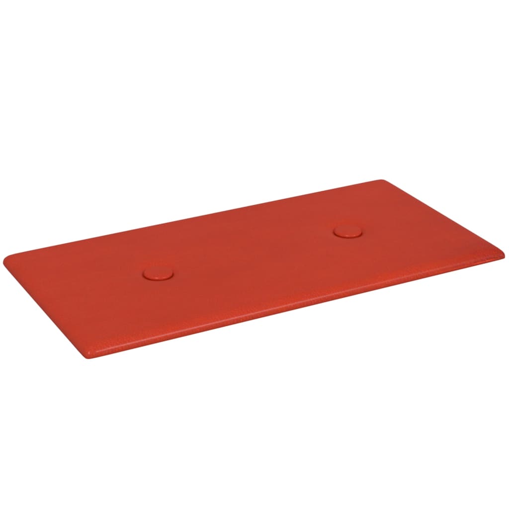 Wandpanelen 0,54 M² Kunstleer 30 x 15 cm Rood