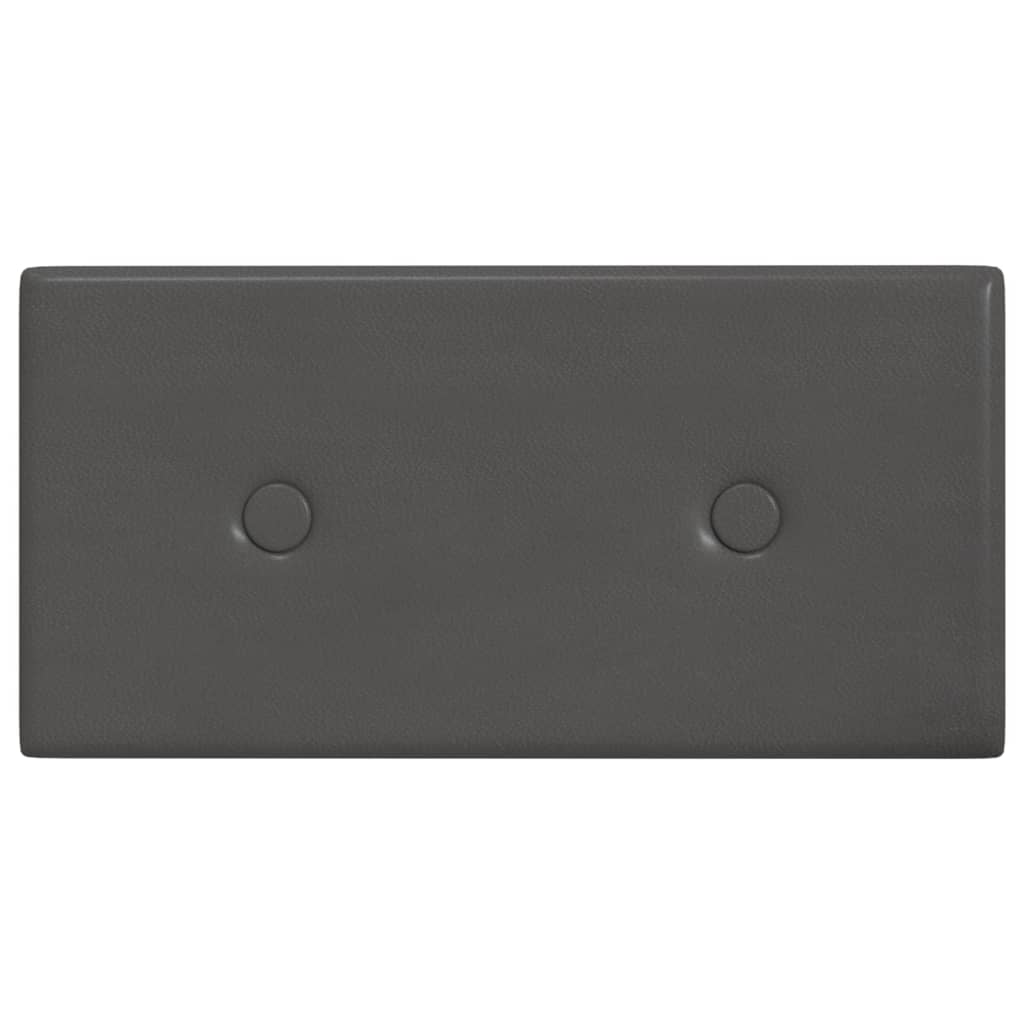 Wandpanelen 0,54 M² Kunstleer 30 x 15 cm Grijs