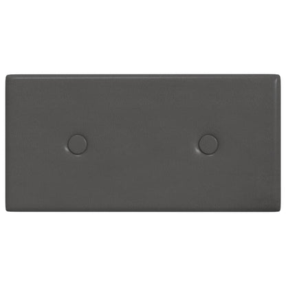Wandpanelen 0,54 M² Kunstleer 30 x 15 cm Grijs