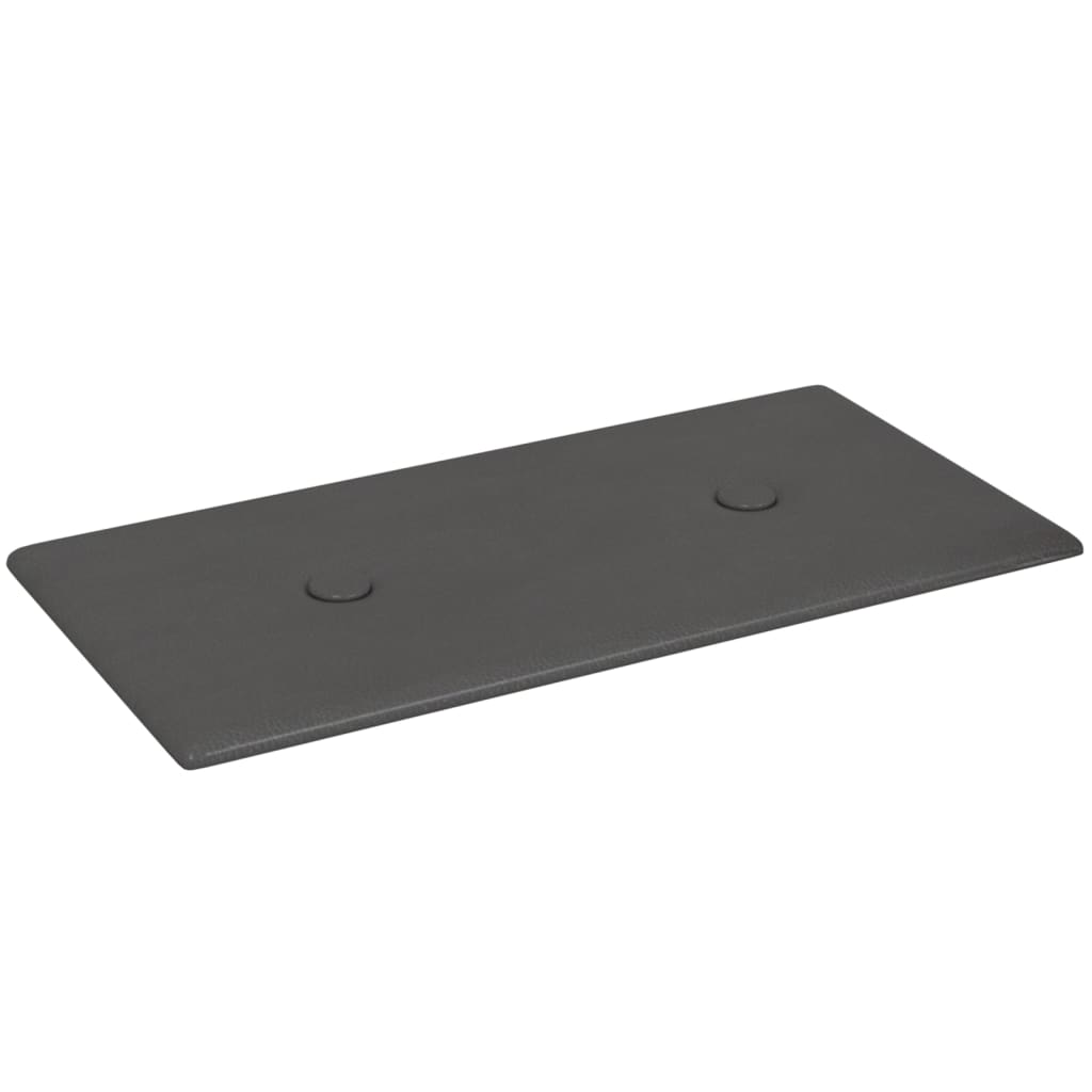 Wandpanelen 0,54 M² Kunstleer 30 x 15 cm Grijs
