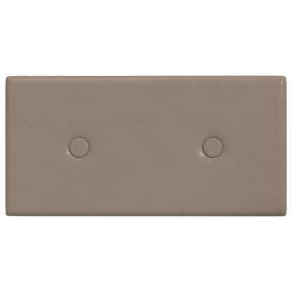 Wandpanelen 0,54 M² Kunstleer Kleurig 30 x 15 cm Cappuccino