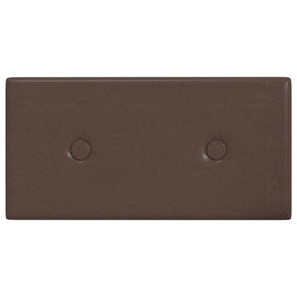 Wandpanelen 0,54 M² Kunstleer 30 x 15 cm Bruin
