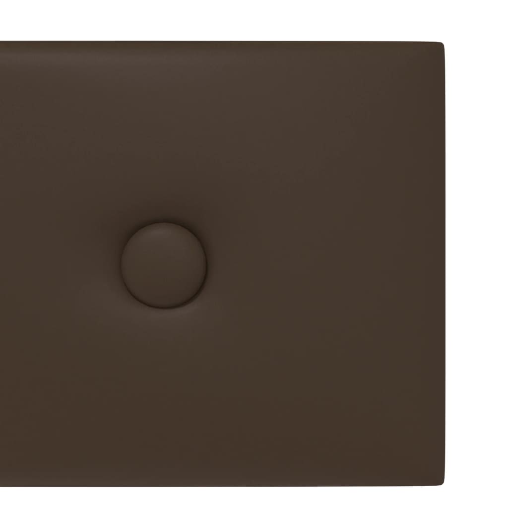Wandpanelen 1,08 M² Kunstleer 60 x 15 cm Bruin