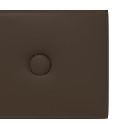 Wandpanelen 1,08 M² Kunstleer 60 x 15 cm Bruin