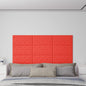Wandpanelen 2,16 M² Kunstleer 60 x 30 cm Rood