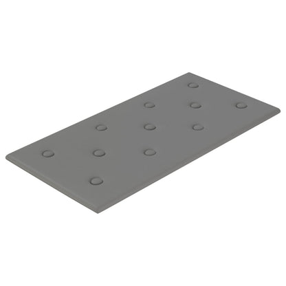 Wandpanelen 2,16 M² Kunstleer 60 x 30 cm Grijs