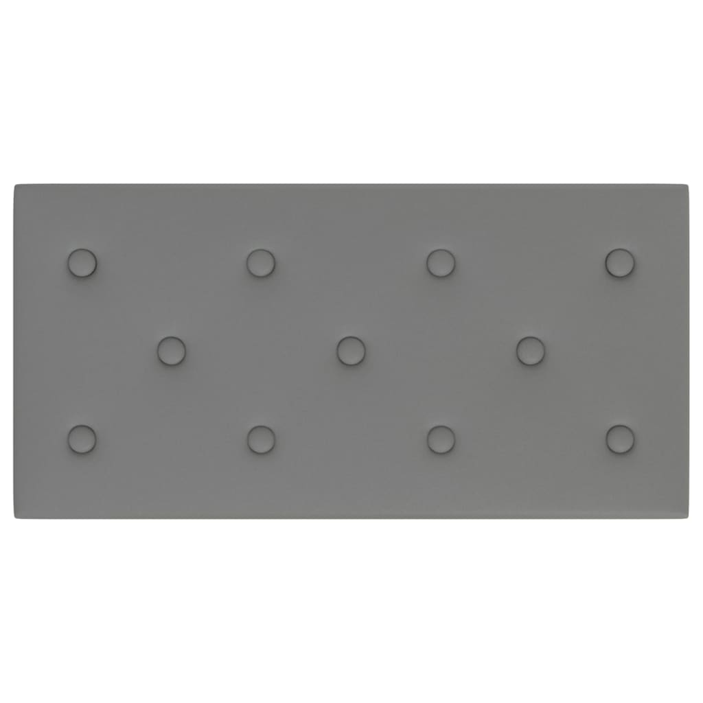 Wandpanelen 2,16 M² Kunstleer 60 x 30 cm Grijs