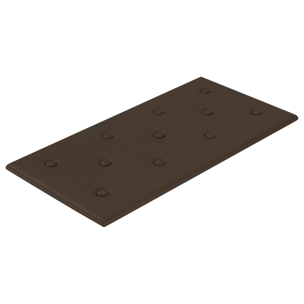 Wandpanelen 2,16 M² Kunstleer 60 x 30 cm Bruin