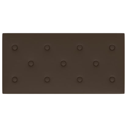 Wandpanelen 2,16 M² Kunstleer 60 x 30 cm Bruin