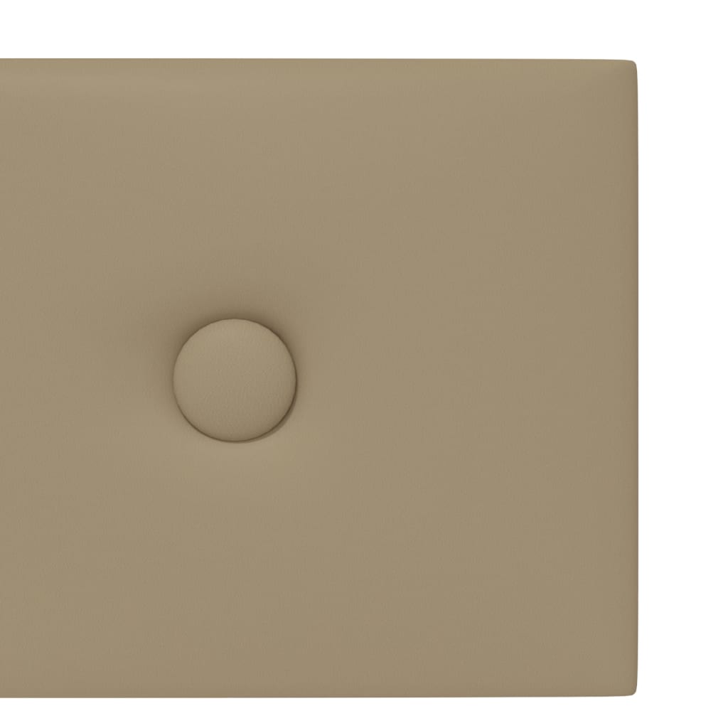 Wandpanelen 1,62 M² Kunstleer Kleurig 90 x 15 cm Cappuccino