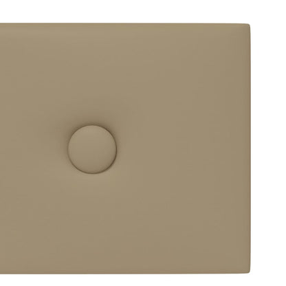 Wandpanelen 1,62 M² Kunstleer Kleurig 90 x 15 cm Cappuccino