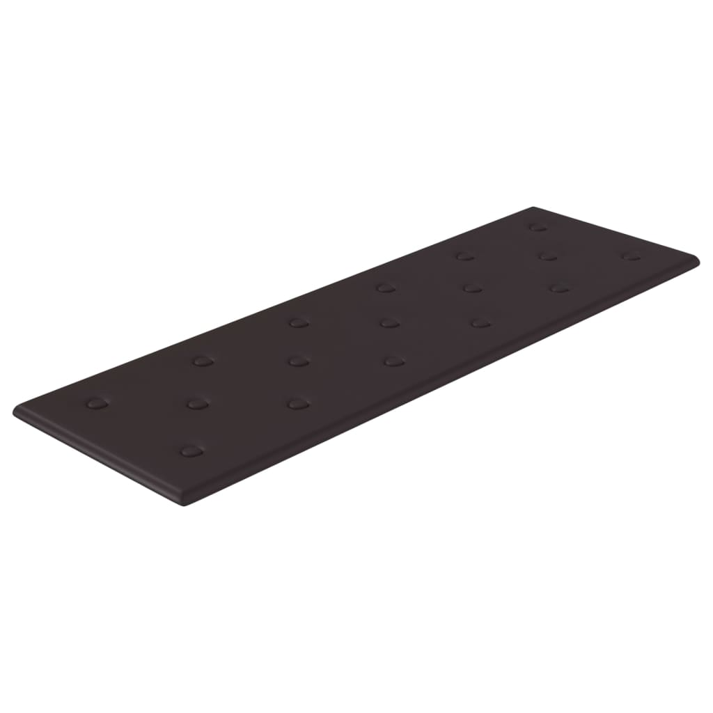Wandpanelen 3,24 M² Kunstleer 90 x 30 cm Zwart