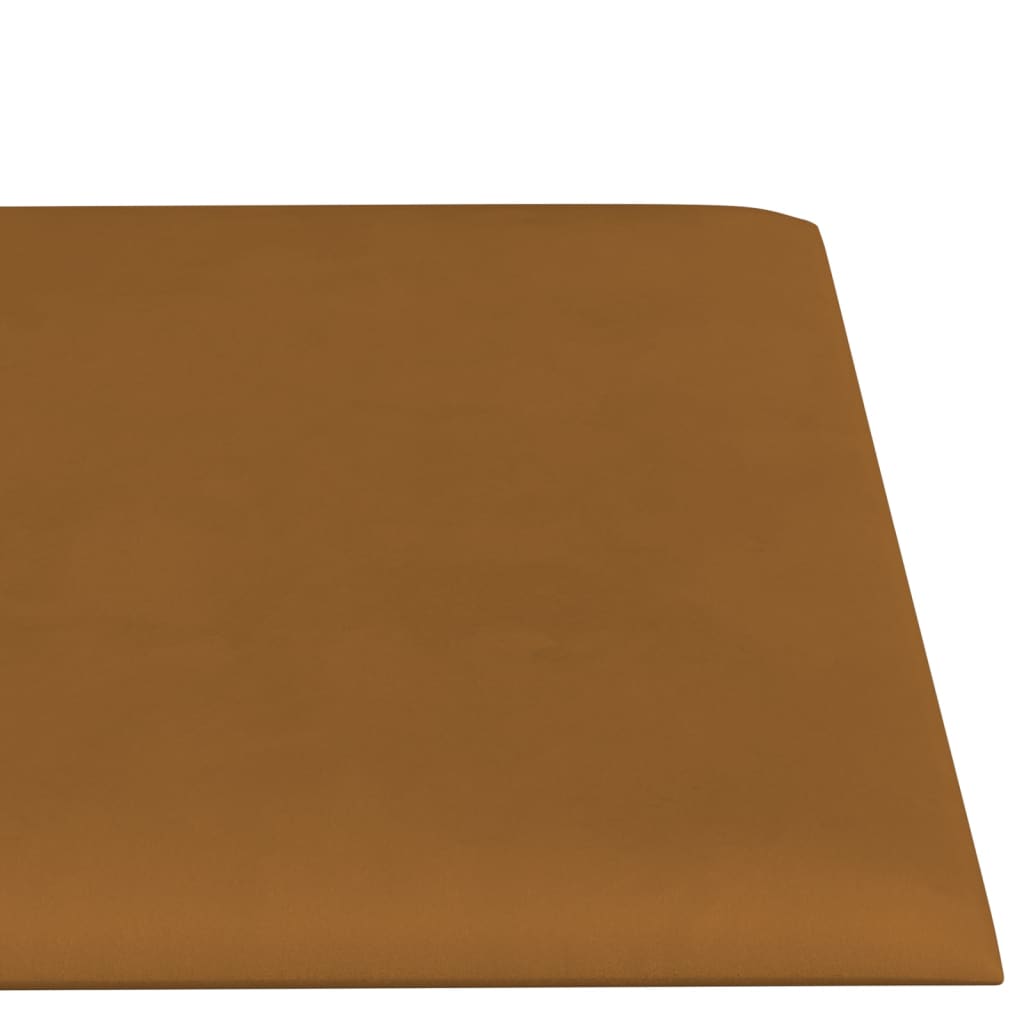 Wandpanelen 1,08 M² Fluweel 60 x 15 cm Bruin