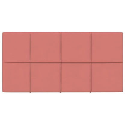 Wandpanelen 2,16 M² Fluweel 60 x 30 cm Roze