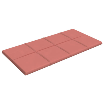 Wandpanelen 2,16 M² Fluweel 60 x 30 cm Roze