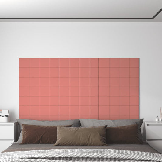 Wandpanelen 2,16 M² Fluweel 60 x 30 cm Roze