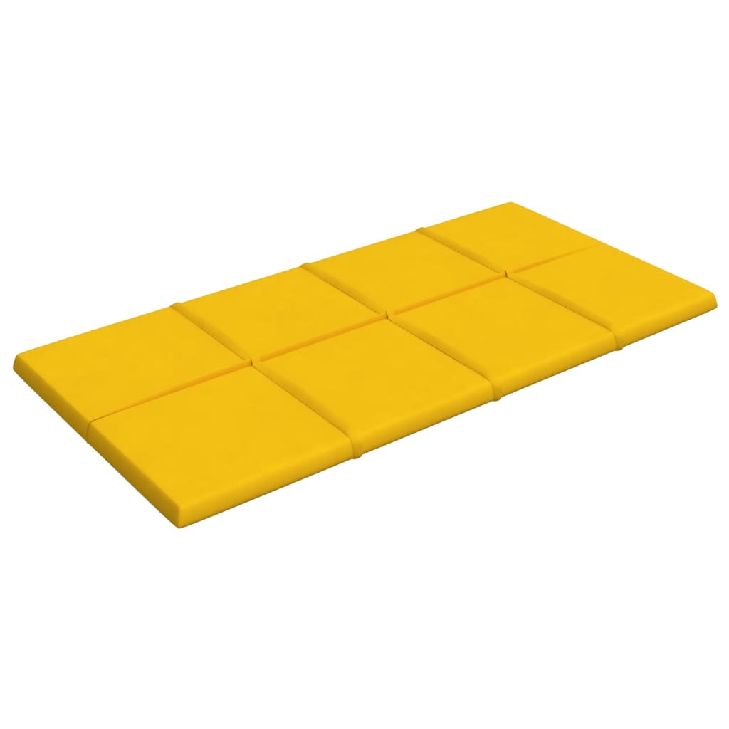 Wandpanelen 2,16 M² Fluweel 60 x 30 cm Geel