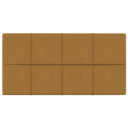 Wandpanelen 2,16 M² Fluweel 60 x 30 cm Bruin