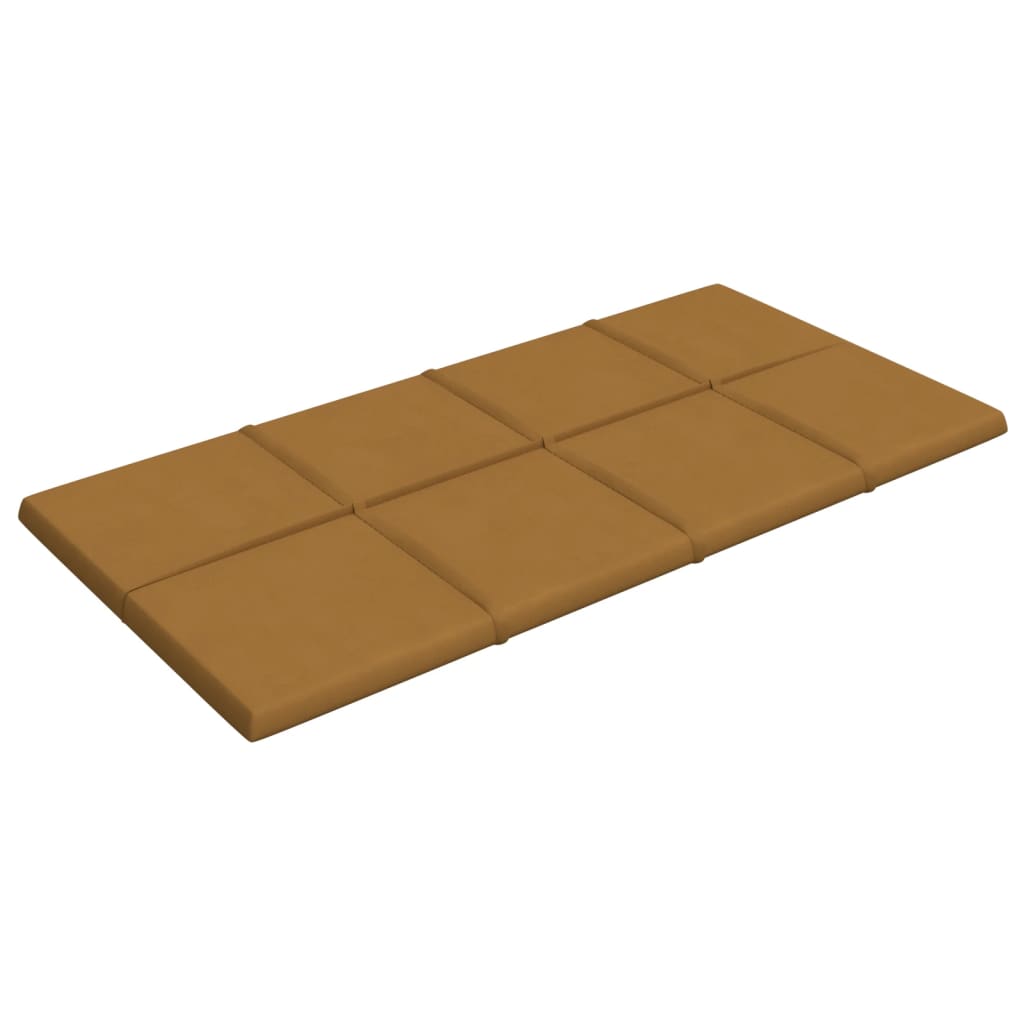 Wandpanelen 2,16 M² Fluweel 60 x 30 cm Bruin