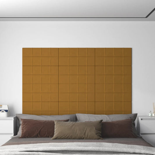 Wandpanelen 2,16 M² Fluweel 60 x 30 cm Bruin
