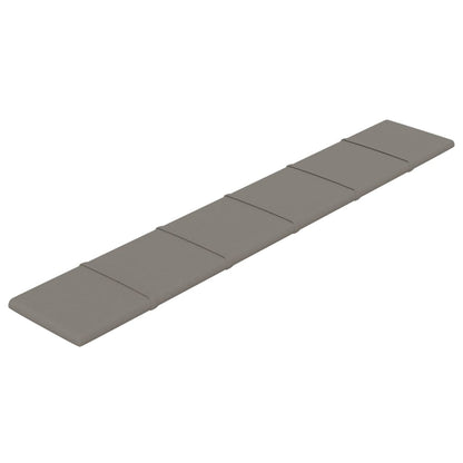 Wandpanelen 1,62 M² Fluweel 90 x 15 cm Lichtgrijs