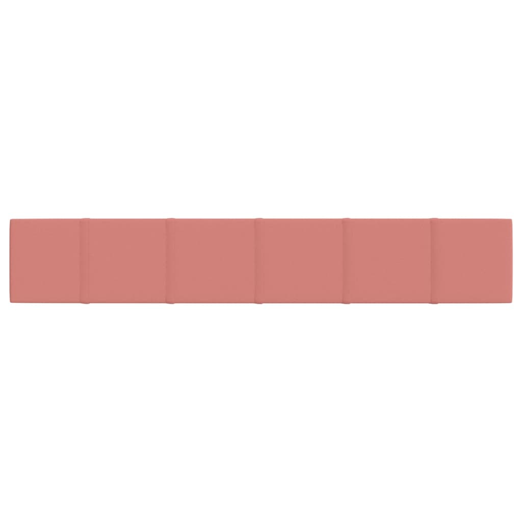 Wandpanelen 1,62 M² Fluweel 90 x 15 cm Roze