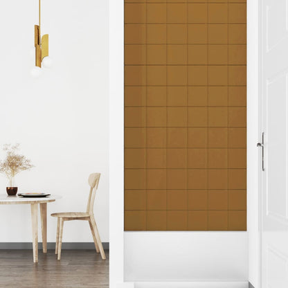 Wandpanelen 1,62 M² Fluweel 90 x 15 cm Bruin
