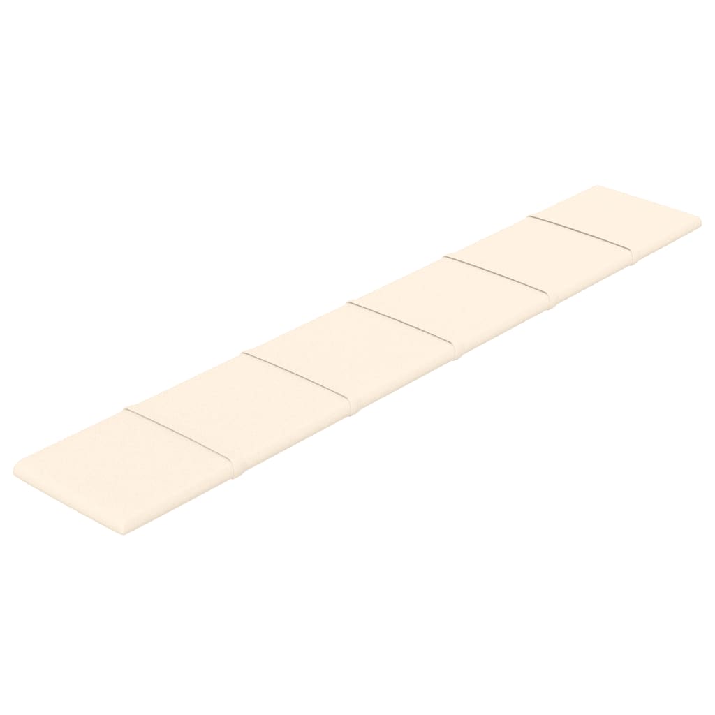 Wandpanelen 1,62 M² Fluweel Kleurig 90 x 15 cm Crème