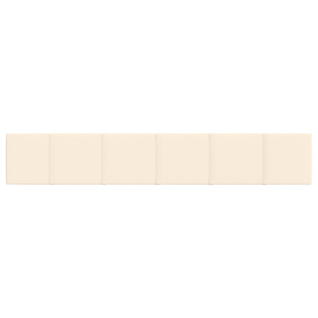 Wandpanelen 1,62 M² Fluweel Kleurig 90 x 15 cm Crème