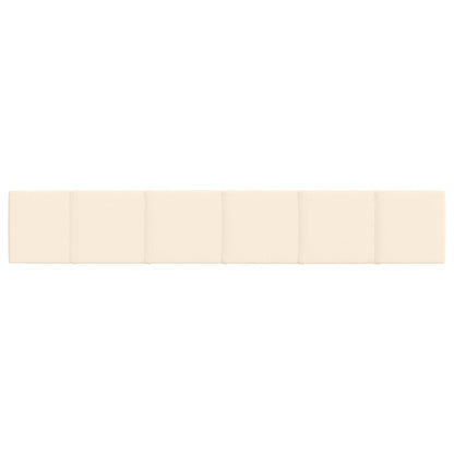 Wandpanelen 1,62 M² Fluweel Kleurig 90 x 15 cm Crème