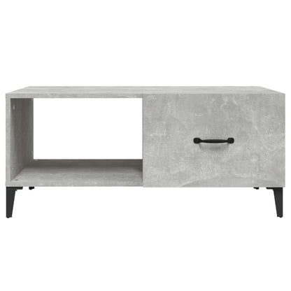 Salontafel 90x50x40 cm bewerkt hout betongrijs