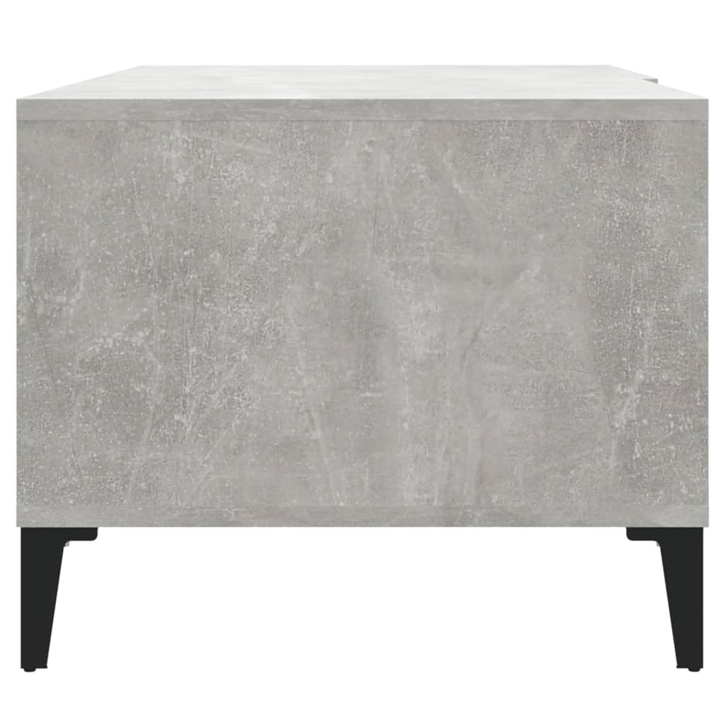 Salontafel 90x50x40 cm bewerkt hout betongrijs