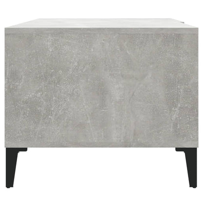 Salontafel 90x50x40 cm bewerkt hout betongrijs