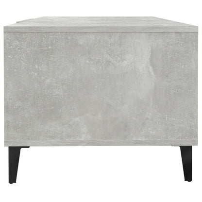 Salontafel 102x50x40 cm bewerkt hout betongrijs