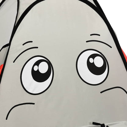 Kinderspeeltent Olifant 174x86x101 cm grijs